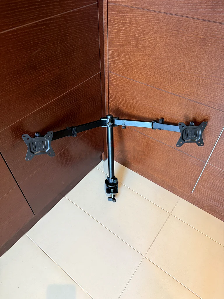 Ergonomic Dual Monitor Desktop Mount - Maximize Your Workspace!632565974403871124