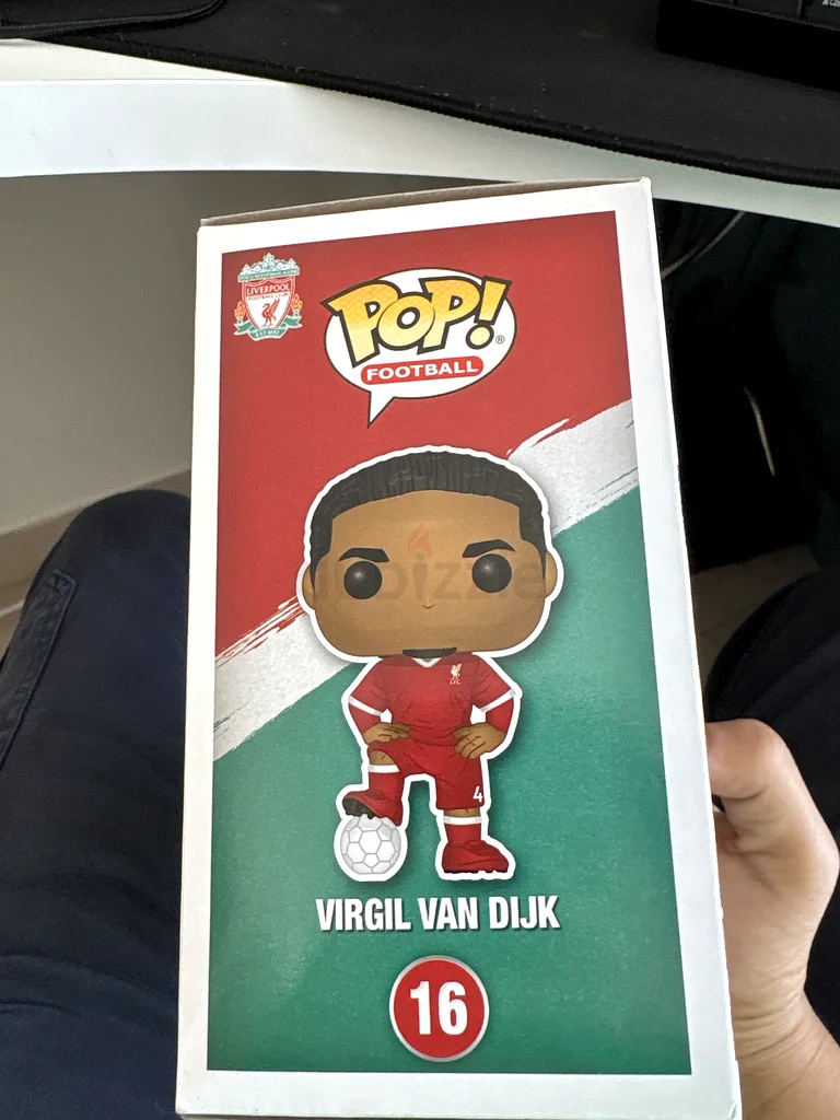 Rare Funko Pop! Virgil van Dijk - Liverpool FC Collectible63208860060674111