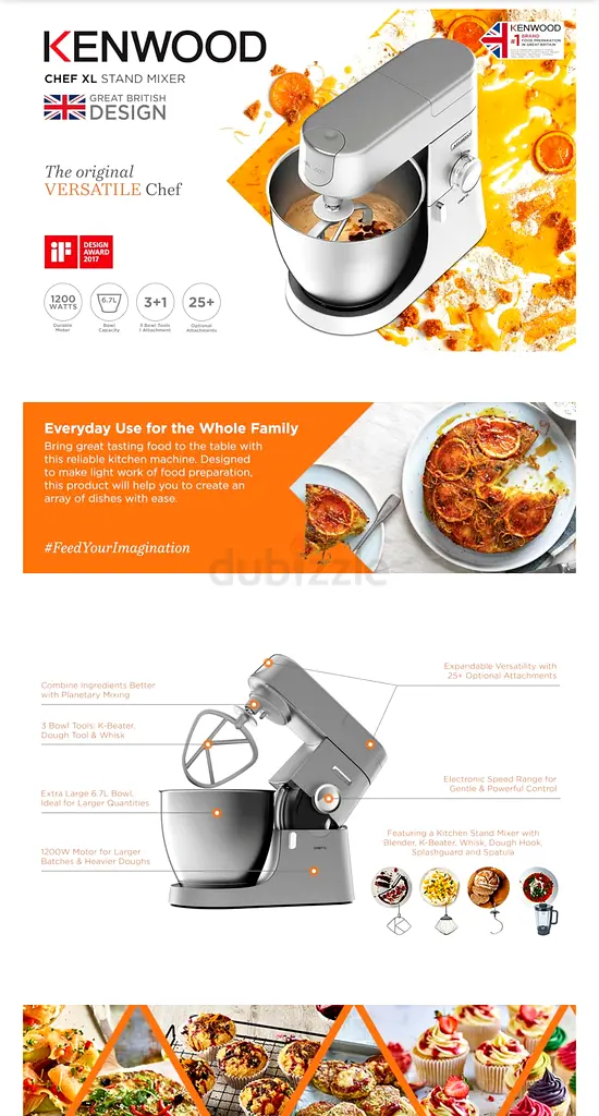Versatile Kitchen Machine - Mixer and Blender Combo!63249252114563114