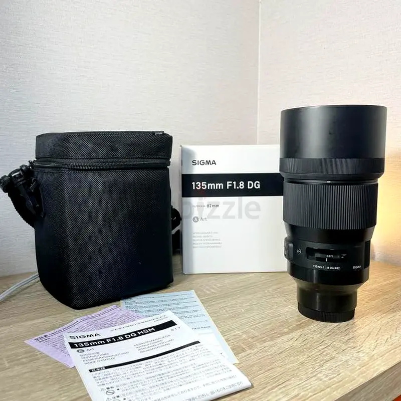 Objetivo Sigma 135 mm F1.8 DG para Sony con caja