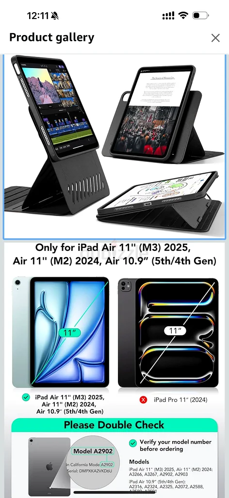ESR IPAD CASE 11 INCHES63221855314818112