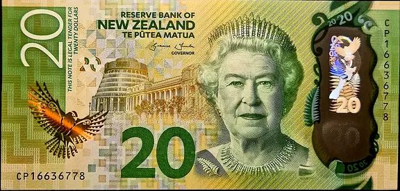 NEW ZEALAND 20 DOLLARS BANKNOTE 2016