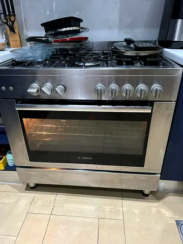 Bosch 5 Burner Gas Cooker Heavy Duty Stainless Steel Gas Range for Same FREE DELIVERY +WARRANTY