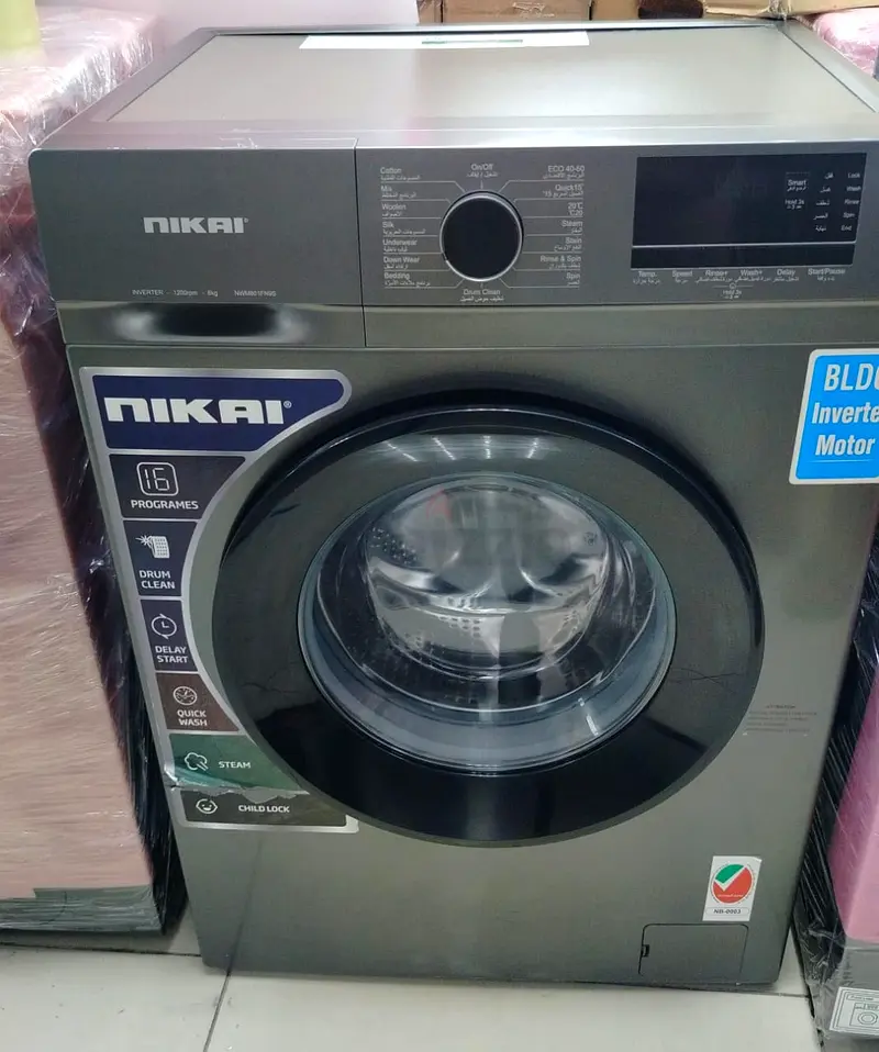 Nikai 8KG Front Loading Fully Automatic Washing Machine63243180208641113