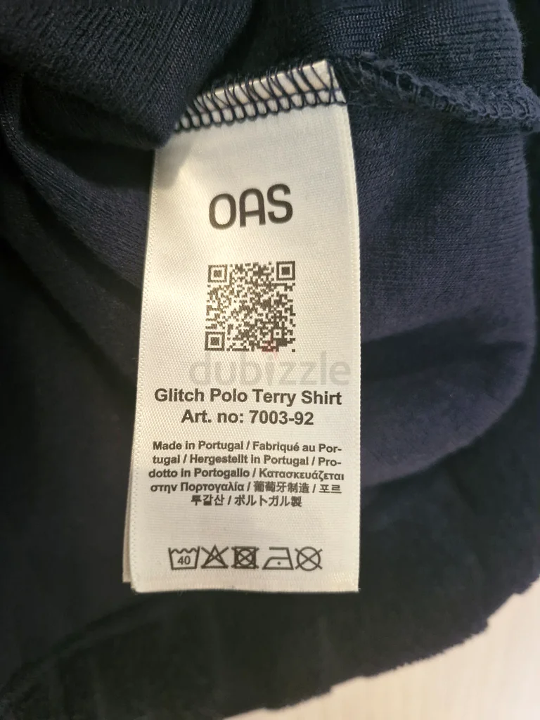 قميص رجالي - OAS - كبير - قميص بولو من القماش المضلع بتصميم عصري63237616402819113