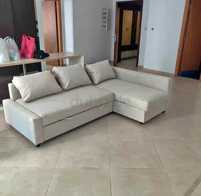 L shape sofa bed with storage