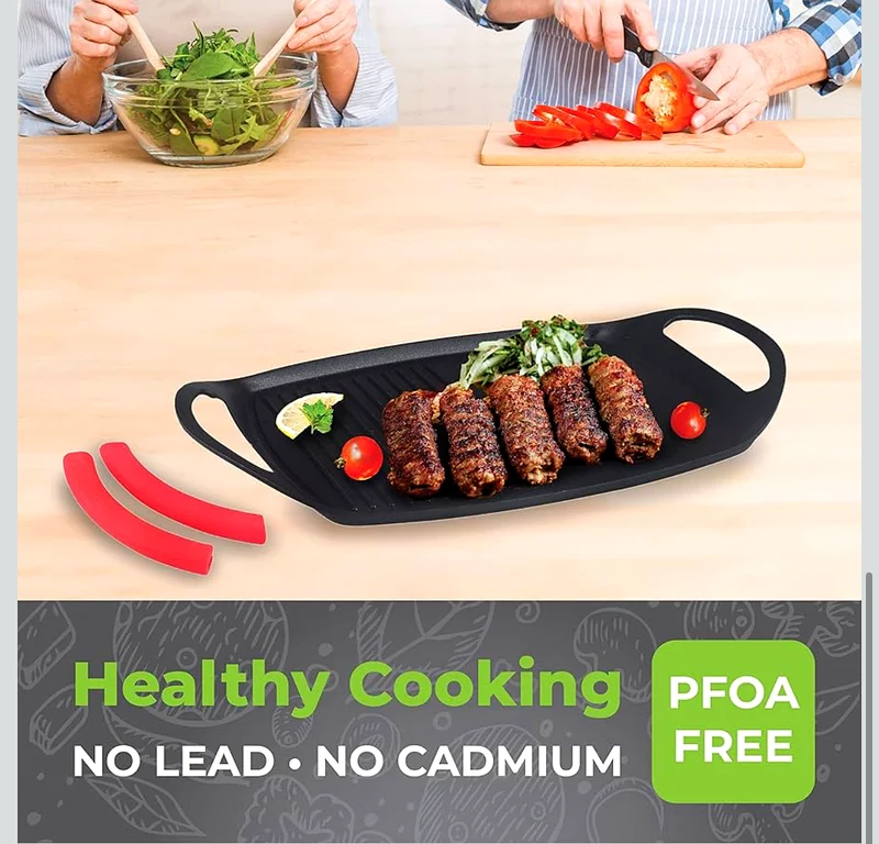 Müller Kitchen Die-Cast Grill Plate - Perfect for Indoor Cooking!63168516205953113