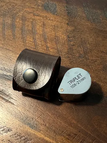 For Jeweler Professional Round Triplet Jewelers Loupe