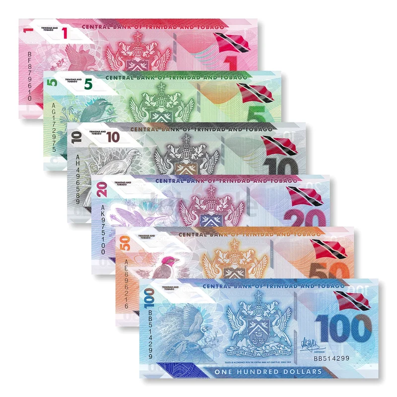 TRINIDAD AND TOBAGO BANKNOTE SET 2019-21632645879933461129