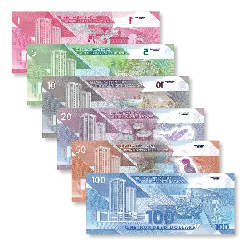 TRINIDAD AND TOBAGO BANKNOTE SET 2019-2163264587993346111