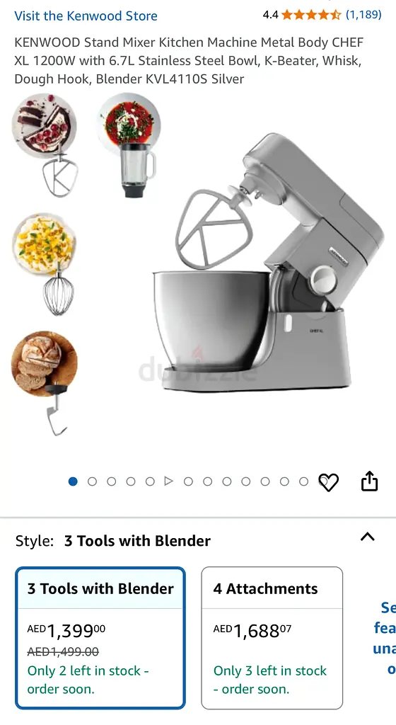 Versatile Kitchen Machine - Mixer and Blender Combo!63249252114563115