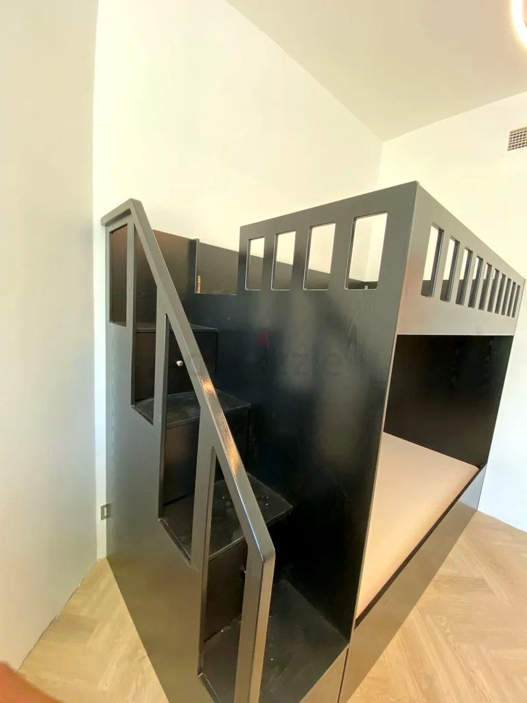 Modern bunk bed with storage63217815314690112