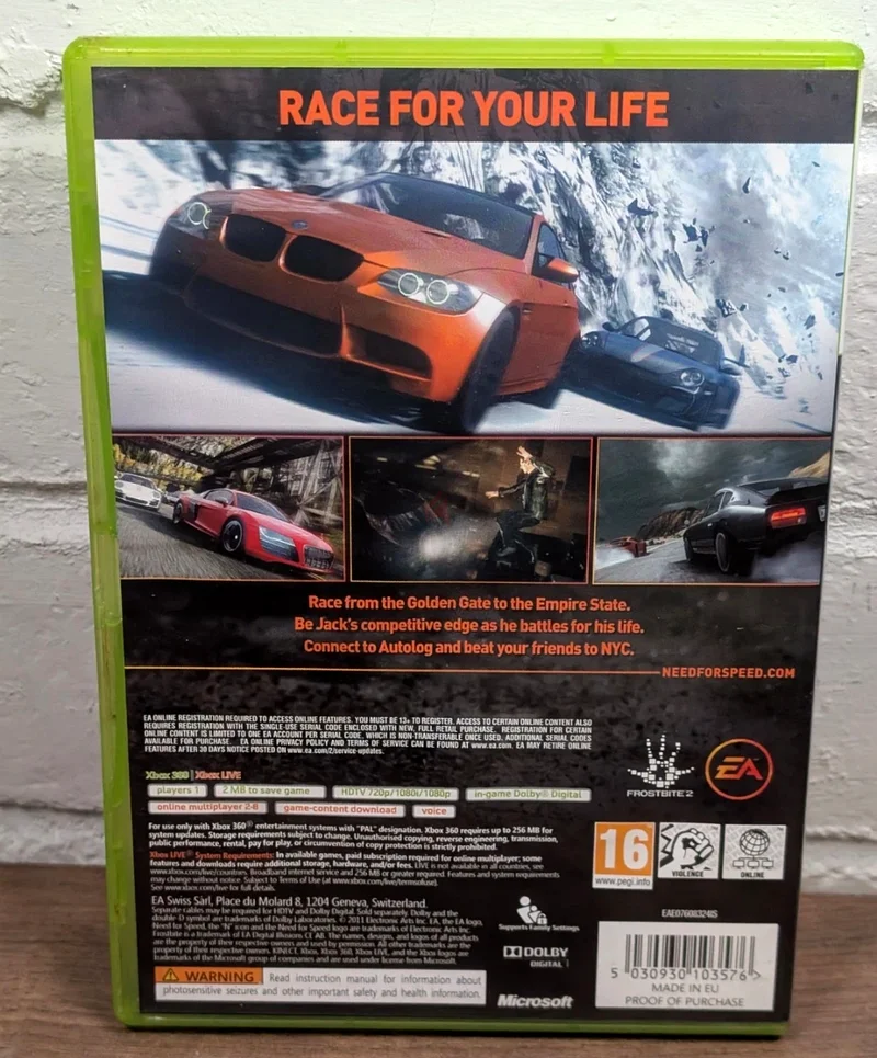 Need for speed run Xbox 360 game63199629651329111