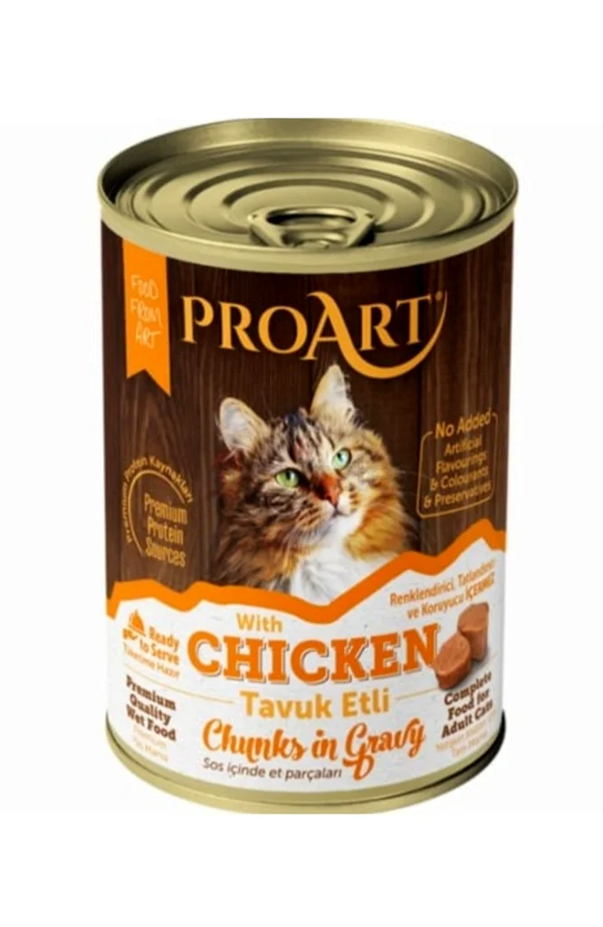 Pro Art Adult Cat wet food 400gm x 12pcs (Chicken / Salmon/ Beef)629316806049301123