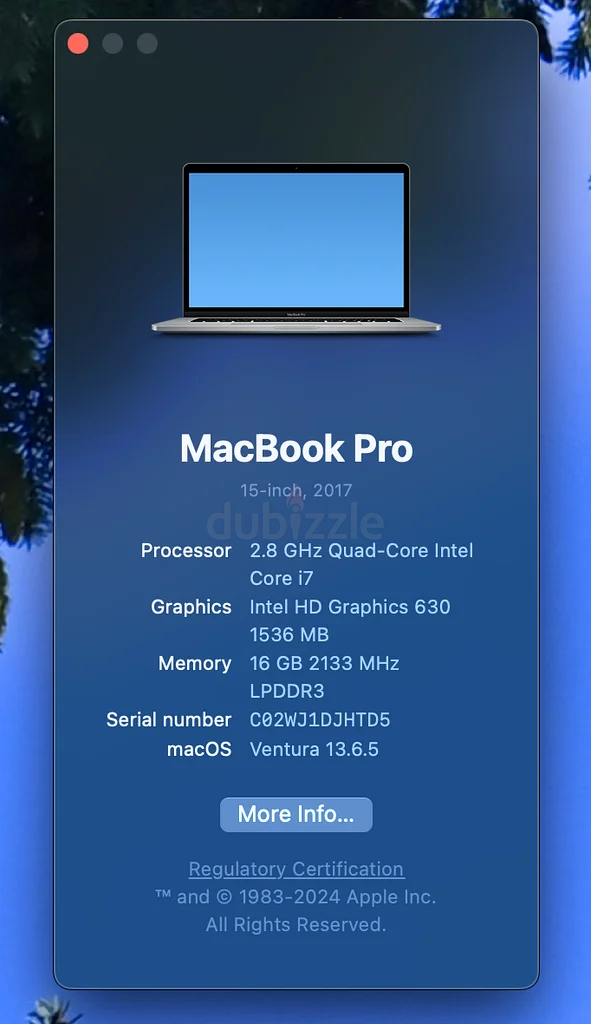 Macbook Pro for urgent Sale | Negotiable on viewing632650967709471129