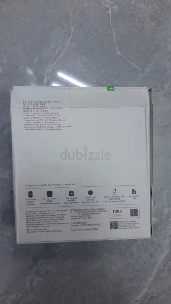 جهاز إرسال جديد من DJI MIC 2 (DMT02) باللون الأسود الداكن63265603432577111