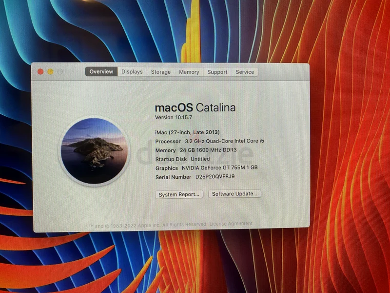 Apple iMac بحجم 27 بوصة - مثالي للعمل واللعب!63256078346753112