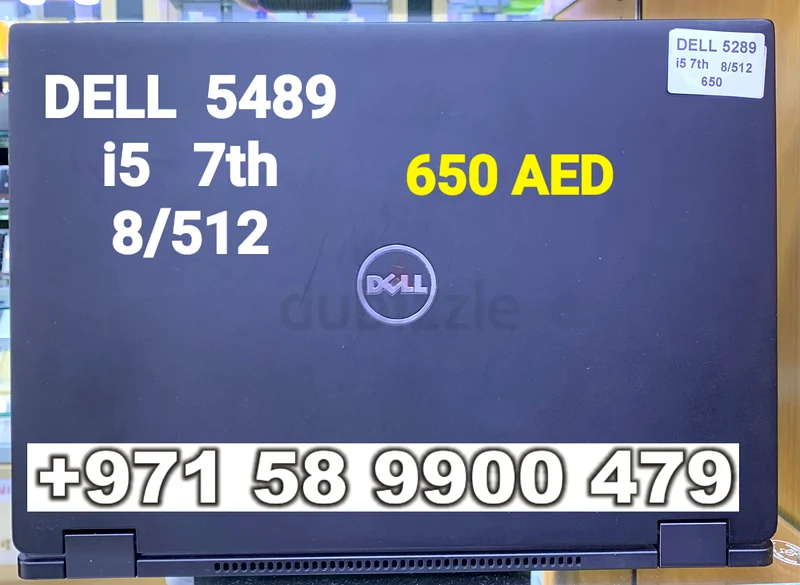 كمبيوتر ديل 5489 المحمول - معالج إنتل كور i5 من الجيل السابع، 8 جيجابايت رام، 512 جيجابايت إس إس دي - قيمة رائعة!632566026160661110