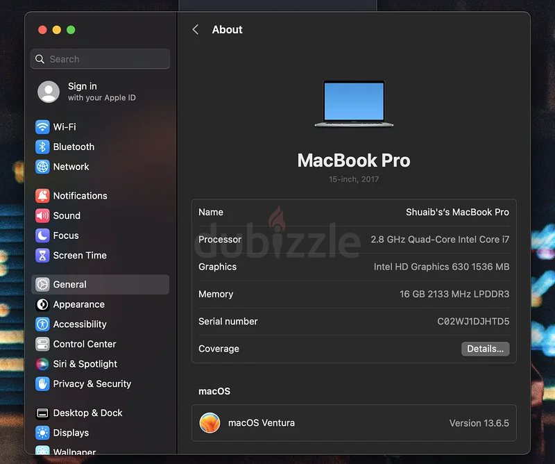 Macbook Pro for urgent Sale | Negotiable on viewing63265096770947111