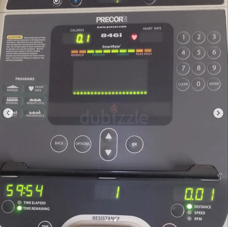 Precor Upright Bike Fitness Machine63243194121218111