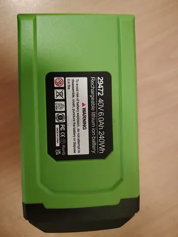 40v rechargeable battery