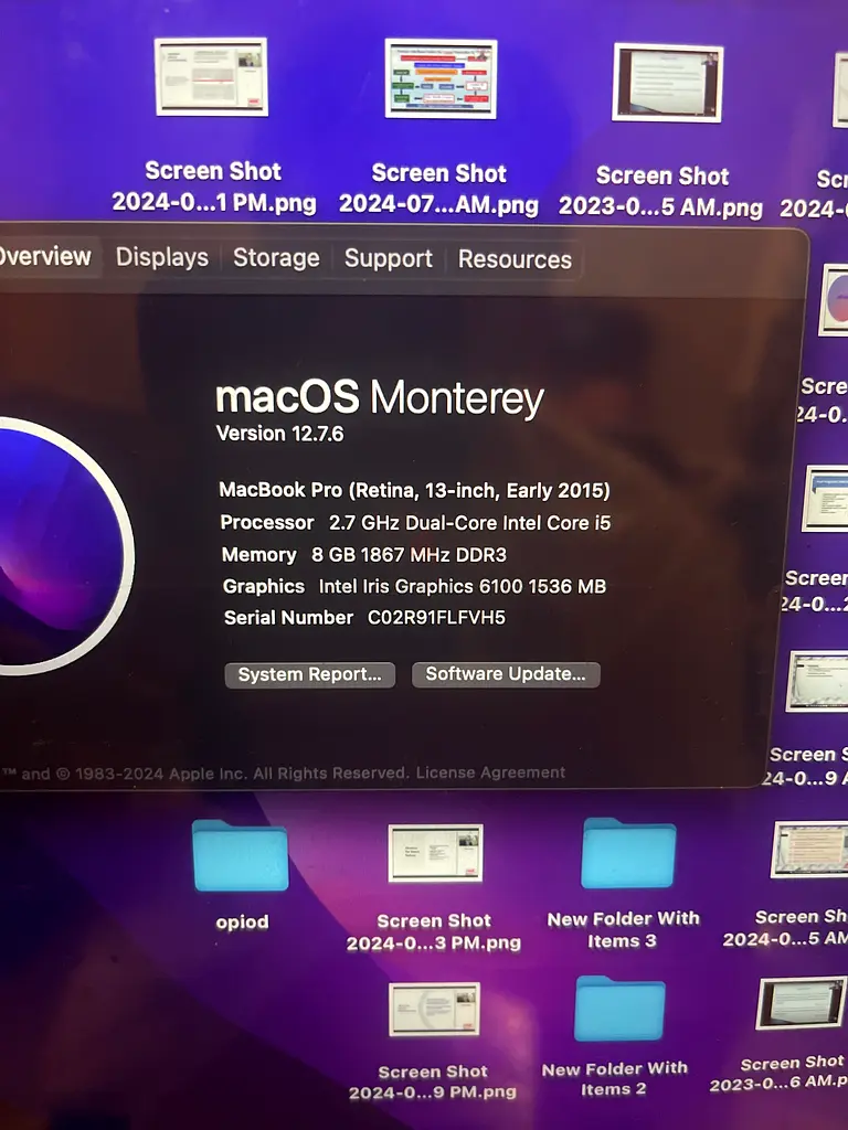 Apple MacBook Pro –early 201563256077331969115
