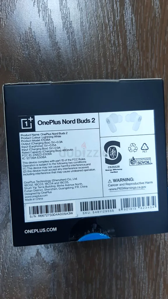 ONEPLUS EARPHONE NORD BUDS 2 WIRELESS (E508A) LIGHTNING WHITE62929661480835113