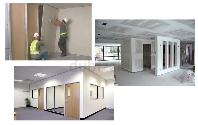 GYPSUM PARTITION , GLASS WORKS , ELECTRICAL WORKS62931689058689111