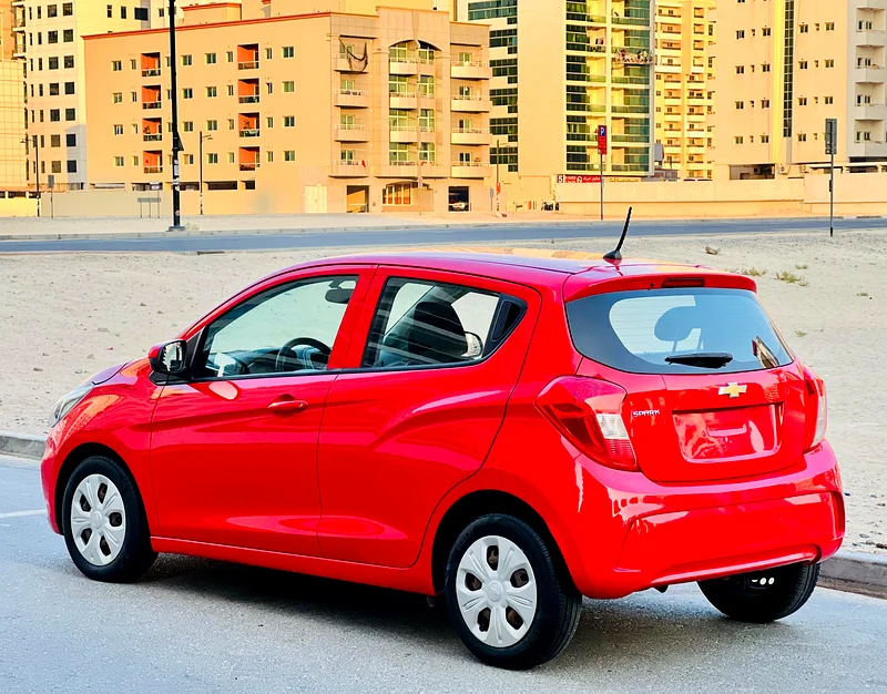 A Very Clean Beautiful CHEVROLET SPARK 2019 RED GCC SPECS NON FLOODED REF. 834763173120482945112