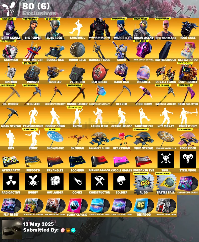 OG Exclusive Fortnite Account + Dark Skully + The reaper + Omega Stage 5 + Fresh Emote63175732288386111