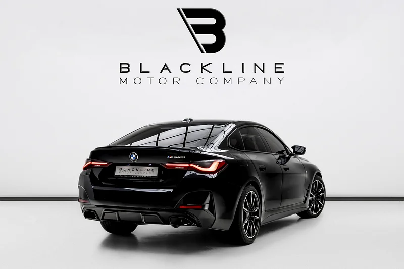 سيارة بي إم دبليو M440i غران كوبه من عام 2024، مع ضمان وعقد صيانة حتى عام 2029، عدد كيلومترات قليل، صالحة لدول مجلس التعاون الخليجي63178882033410112