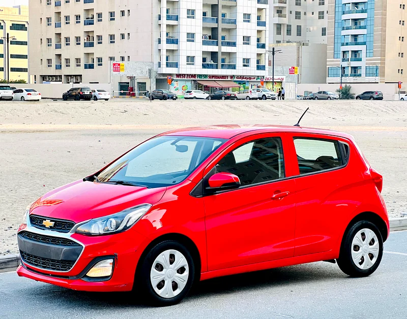 A Very Clean Beautiful CHEVROLET SPARK 2019 RED GCC SPECS NON FLOODED REF. 834763173120482945117