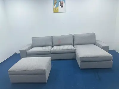 Selling IKEA kivik lshape sofa with footstool