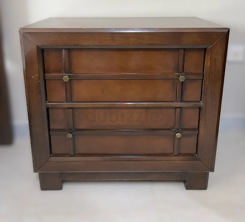 Complete Solid Wood Bedroom Set – Dark Walnut, Super King Bed + Generous Storage, Negotiable62867839825794112