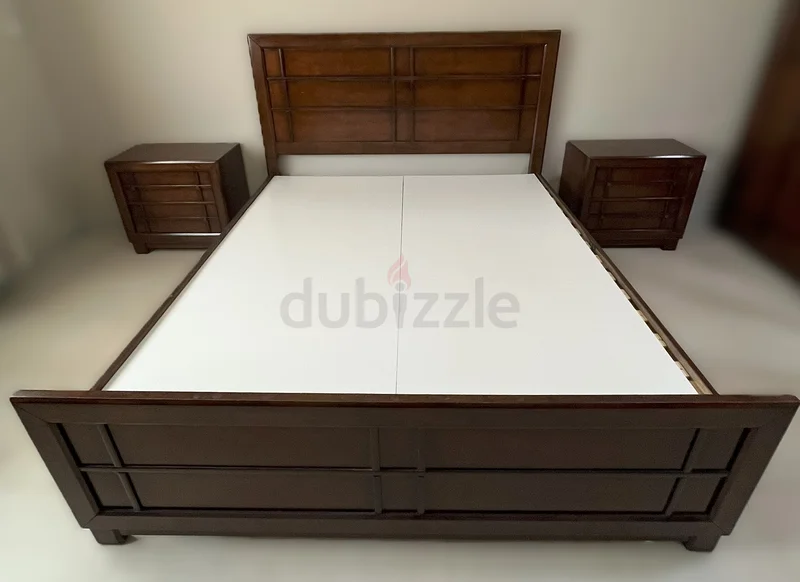 Complete Solid Wood Bedroom Set – Dark Walnut, Super King Bed + Generous Storage, Negotiable62867839825794111