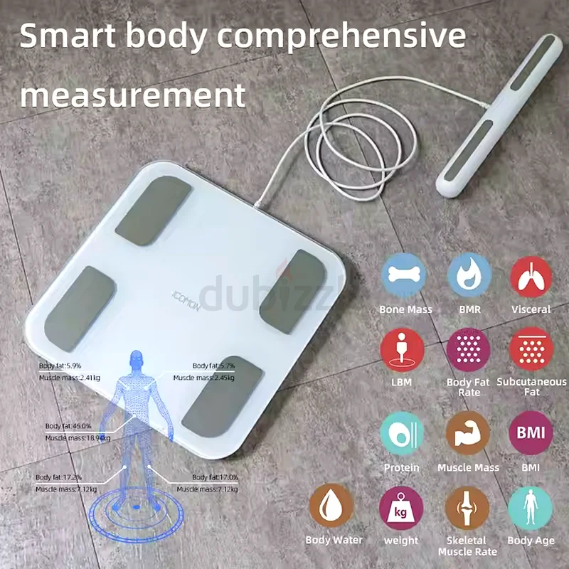 Smart Body Composition Scale with App Connection63242162852226111