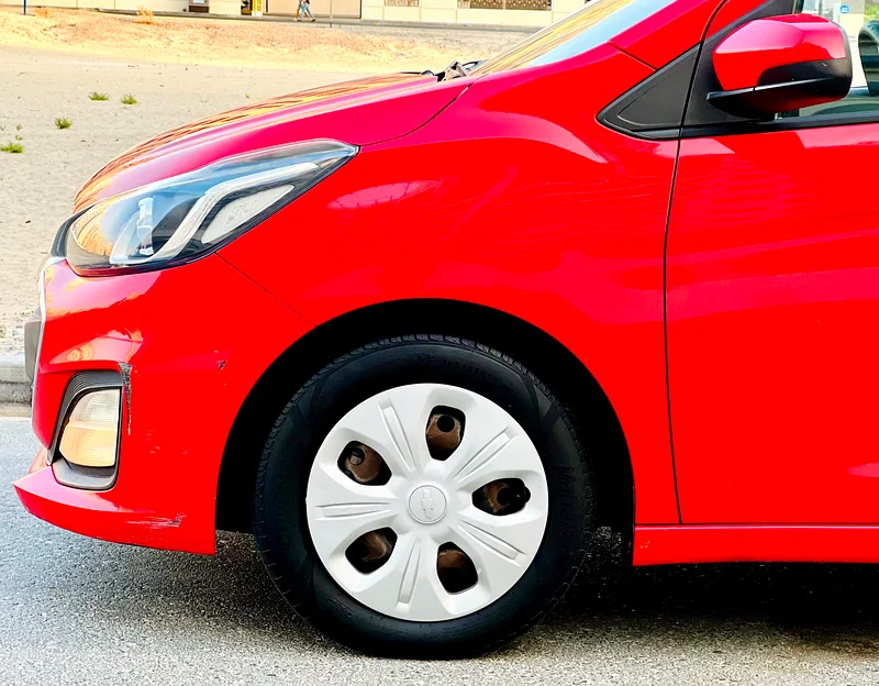 A Very Clean Beautiful CHEVROLET SPARK 2019 RED GCC SPECS NON FLOODED REF. 834763173120482945114