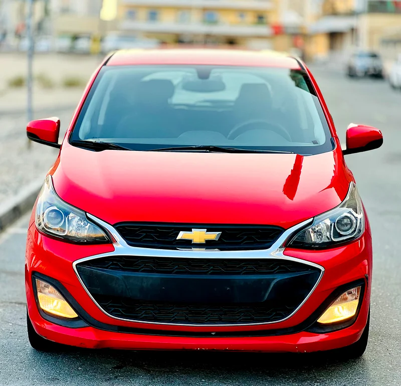 A Very Clean Beautiful CHEVROLET SPARK 2019 RED GCC SPECS NON FLOODED REF. 834763173120482945113