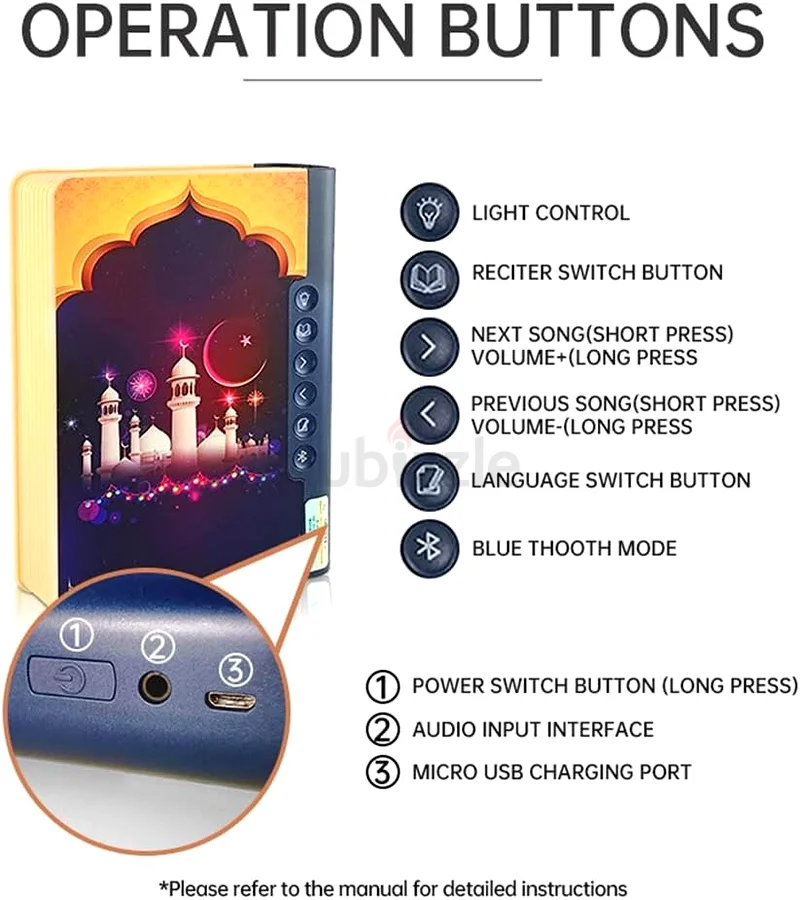 Islamic Quran Lamp and Speaker632629379276831125