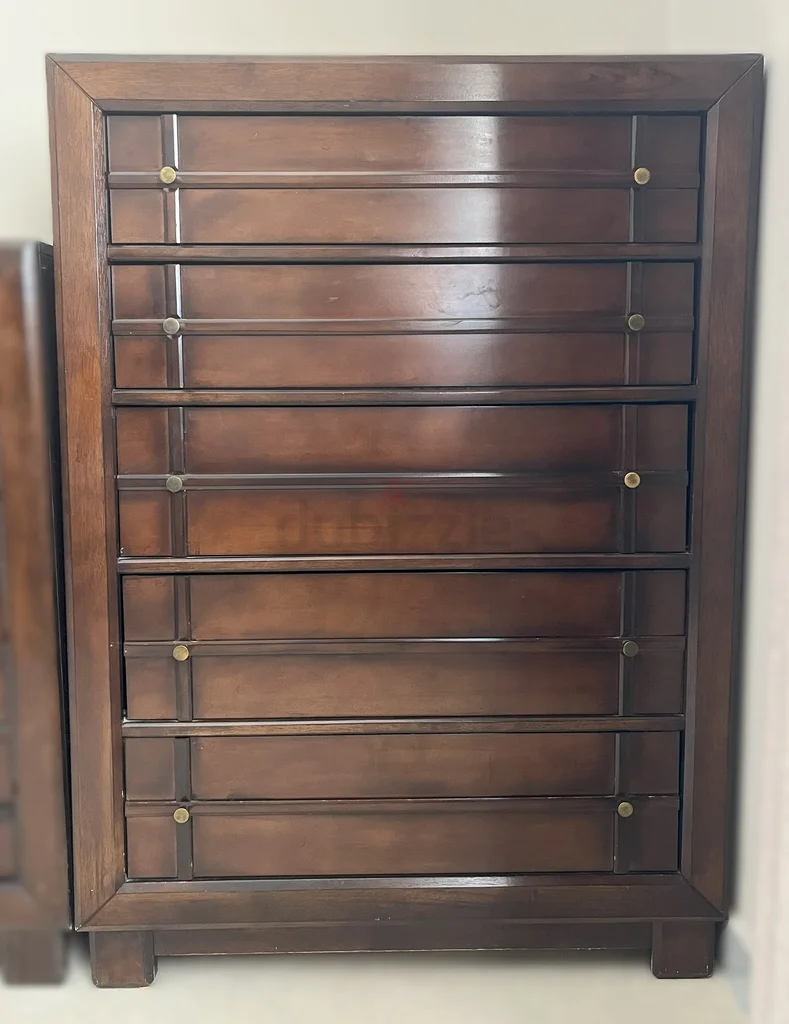 Complete Solid Wood Bedroom Set – Dark Walnut, Super King Bed + Generous Storage, Negotiable62867839825794114