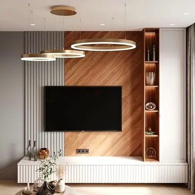 Modern tv unit with storage
