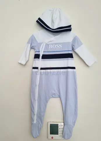 Stylish Baby Bodysuit with Hood by BOSS