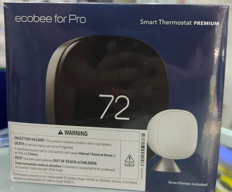 الثيرموستات الذكي Ecobee Premium PRO - متوفر في المخزون | 799 درهمًا فقط!631657098860811129