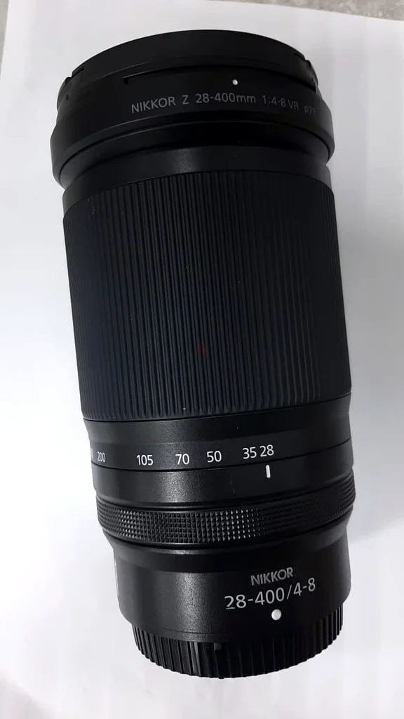 عدسة كاميرا نيكو نيكور Z بطول بؤري 28-400 مم وبفتحة عدسة f/4-8 مع ثبات بصري باللون الأسود63240631530371112