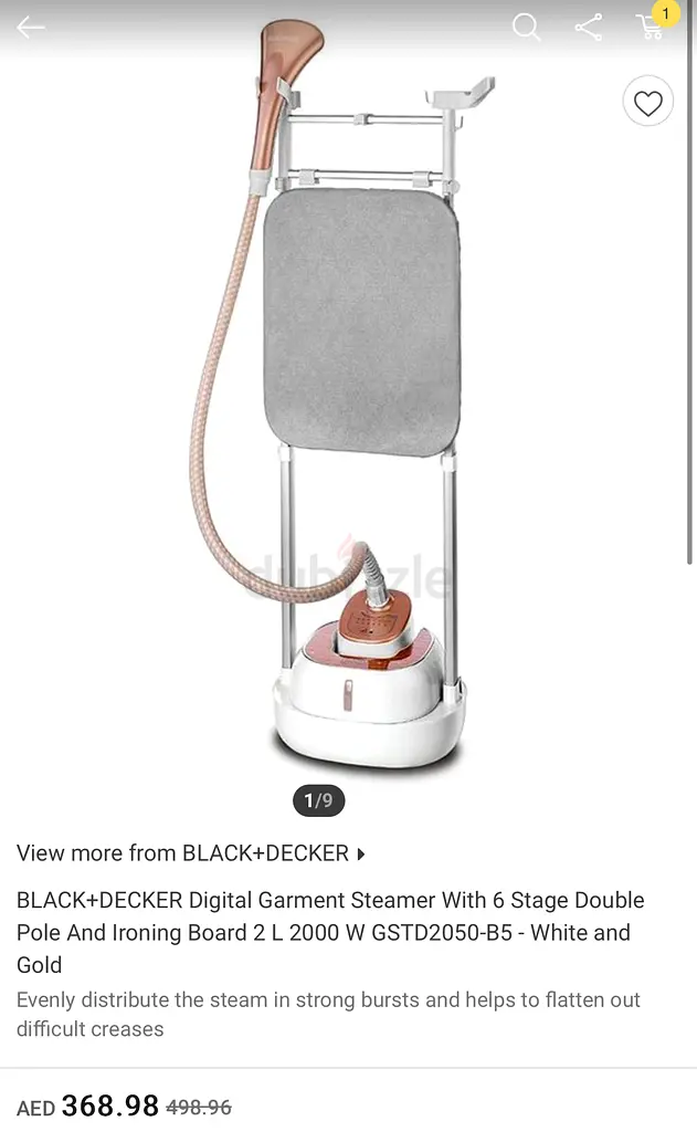 Black and decor steam iron63253973078147114