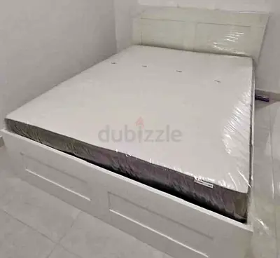Ikea brimness qeen bed with headboard 4   underneath