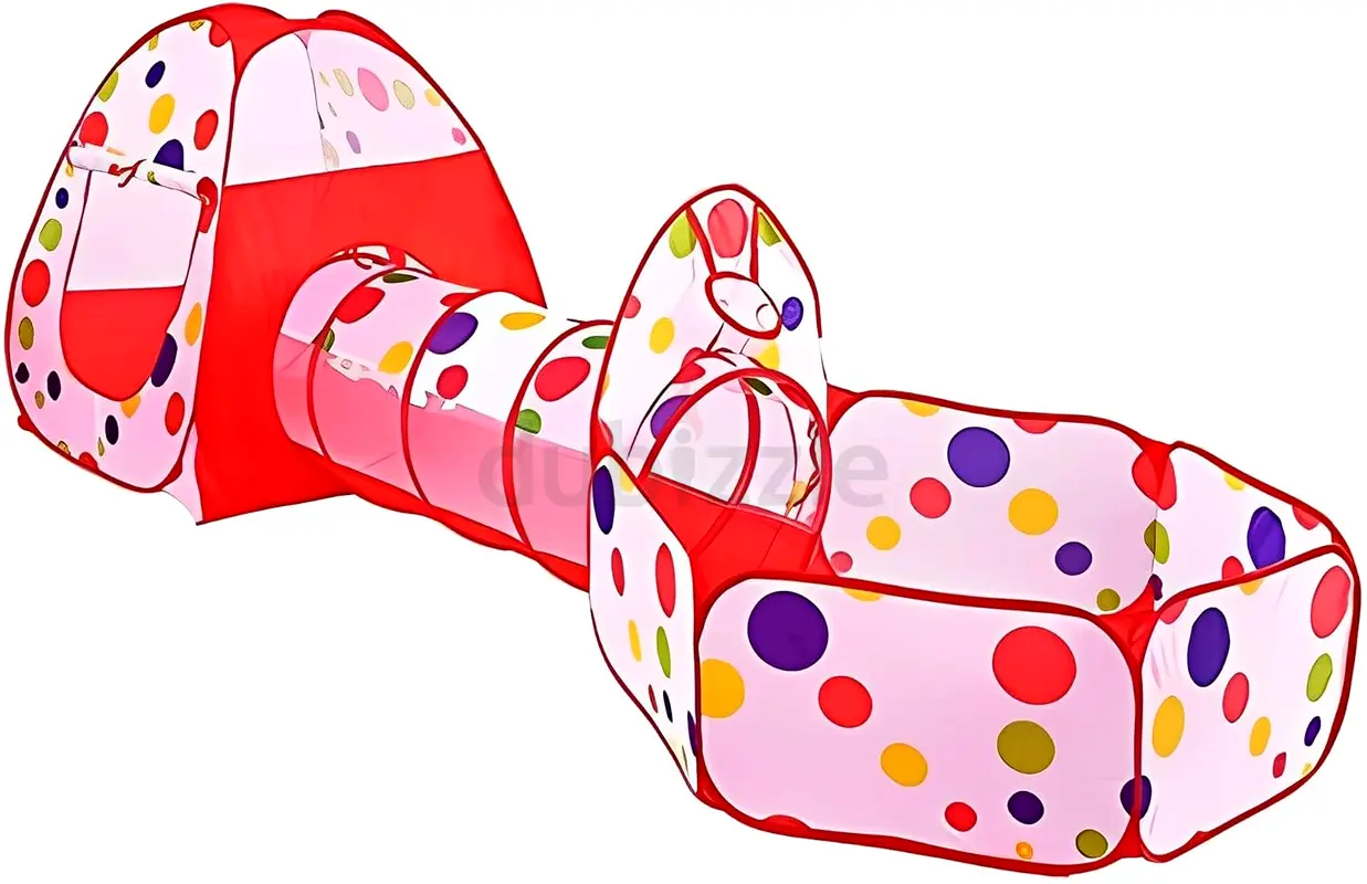 Childrens Tent Tunnel Ball Pool Game House with 100 Balls
