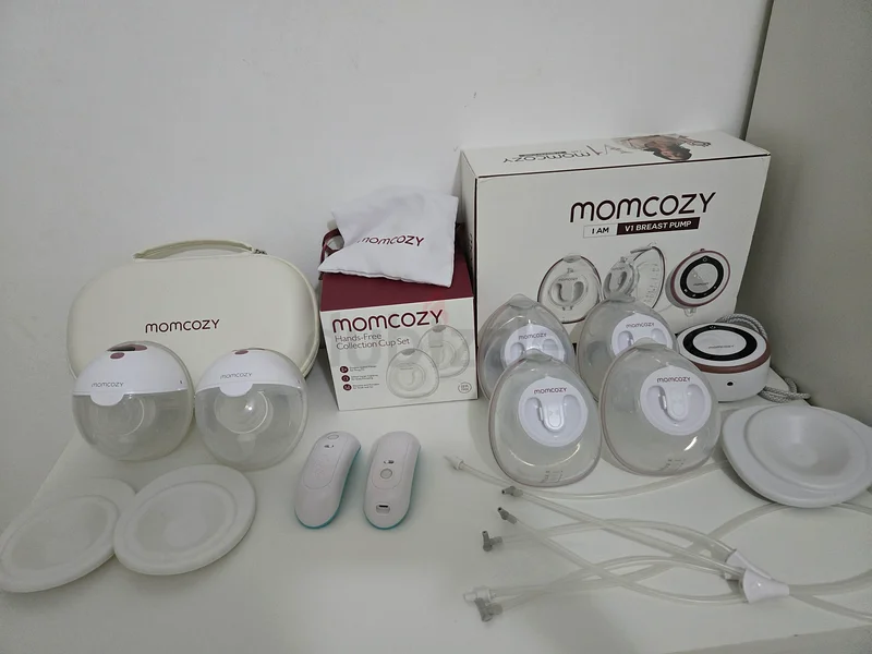 Momcozy Hands-Free Breast Pump Set - For Stress-Free Pumping!63203704095619111