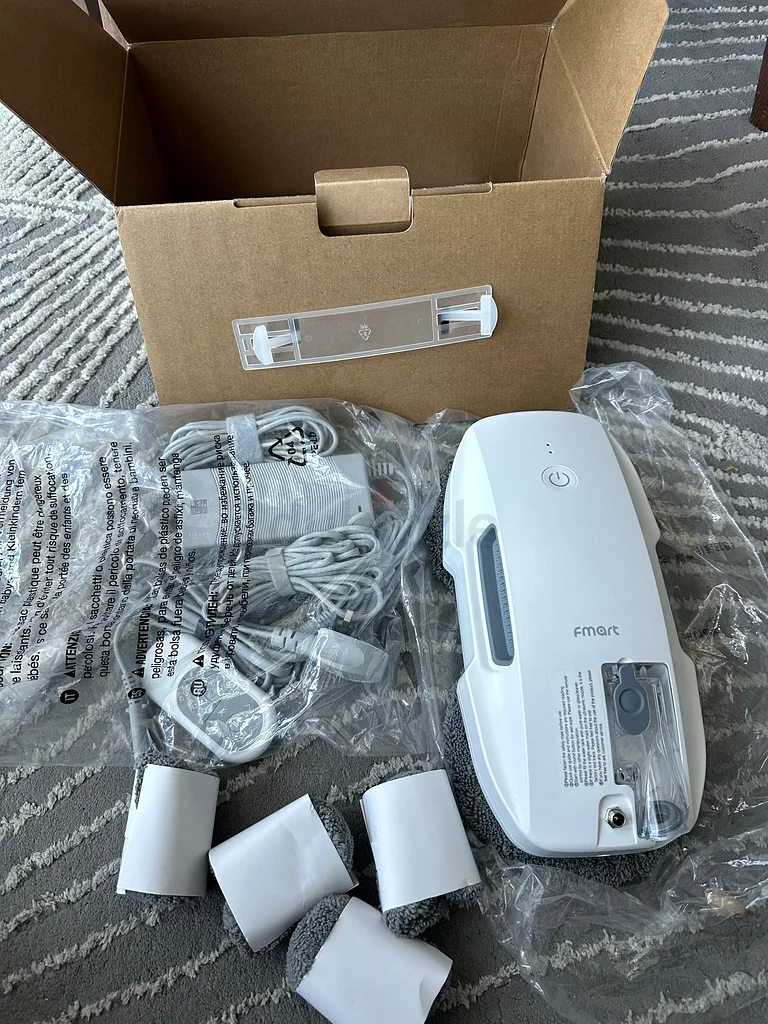 Fmart Window Cleaner Robot T9 Smart Glass Cleaning with Ultrasonic Spray for Indoor Outdoor High Ris632534723855371127
