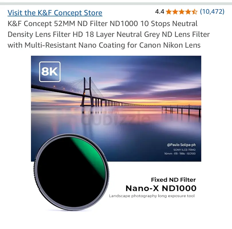 Capture Stunning Landscapes with KF Concept ND1000 Filter!